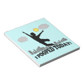 Ik heb vandaag gepoold notitieblok (Schuin)