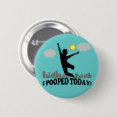 Ik heb vandaag gepoold ronde button 5,7 cm (Voorkant /achterkant)