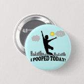 Ik heb vandaag gepoold ronde button 5,7 cm (Voorkant /achterkant)