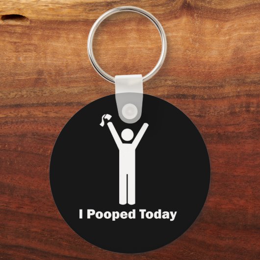 Ik heb vandaag gepoold sleutelhanger (Voorkant)