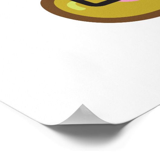 Ik heb vandaag gepoold. - Smarty Poo Poster (Hoek)