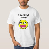 Ik heb vandaag gepoold! t-shirt (Voorkant)