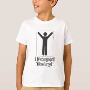 Ik heb vandaag gepoopt t-shirt