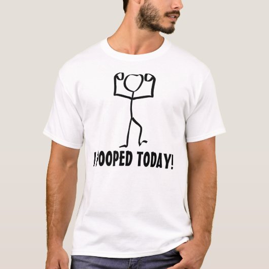 Ik heb vandaag gepoopt. T-shirts, Funny T-shirt (Voorkant)