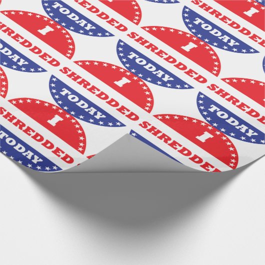 Ik heb vandaag geshredderd cadeaupapier (Hoek)