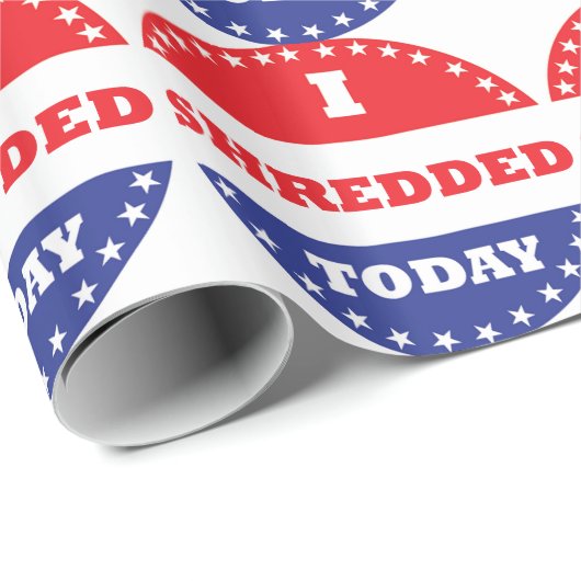 Ik heb vandaag geshredderd cadeaupapier (Rol Hoek)