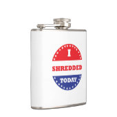 Ik heb vandaag geshredderd heupfles (Rechts)