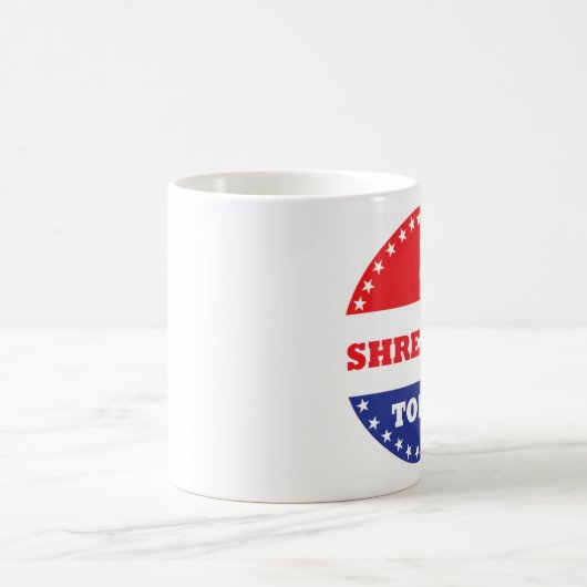 Ik heb vandaag geshredderd koffiemok (Center)