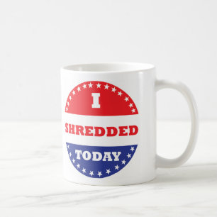 Ik heb vandaag geshredderd koffiemok