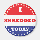 Ik heb vandaag geshredderd magneet (Voorkant)