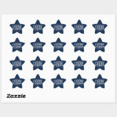 Ik heb vandaag gestemd ster sticker (Vel)