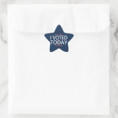 Ik heb vandaag gestemd ster sticker (Tas)