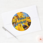 Ik heb vandaag gestemd! stickers Stemmen aangepast (Envelop)