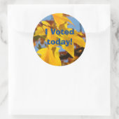 Ik heb vandaag gestemd! stickers Stemmen aangepast (Tas)