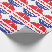 Ik heb vandaag gezadeld cadeaupapier (Hoek)