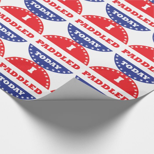 Ik heb vandaag gezadeld cadeaupapier (Hoek)