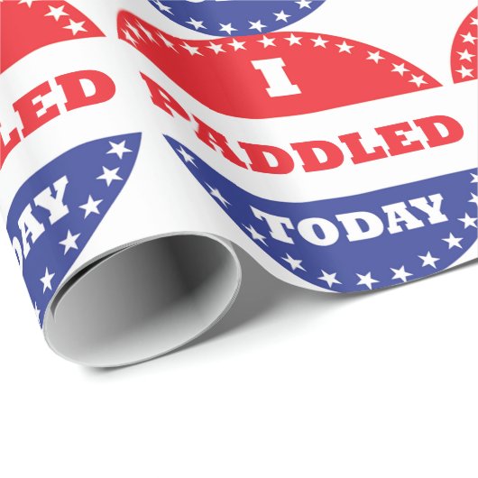 Ik heb vandaag gezadeld cadeaupapier (Rol Hoek)