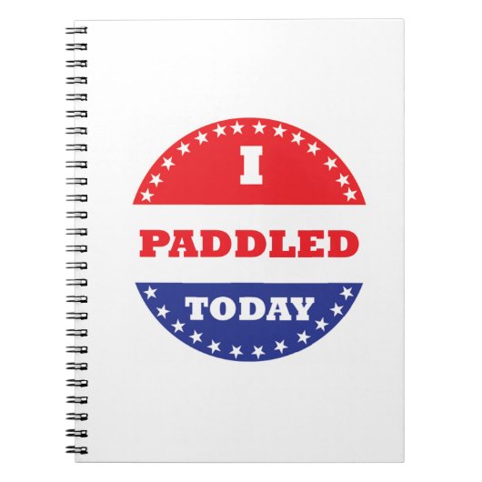 Ik heb vandaag gezadeld notitieboek (Voorkant)