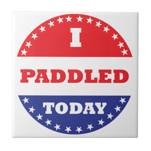 Ik heb vandaag gezadeld tegeltje (Voorkant)