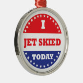 Ik heb vandaag gezeten metalen ornament (Rechts)