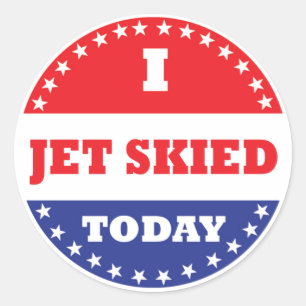 Ik heb vandaag gezeten ronde sticker