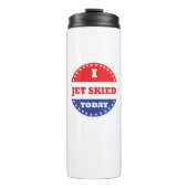 Ik heb vandaag gezeten thermosbeker (Voorkant)