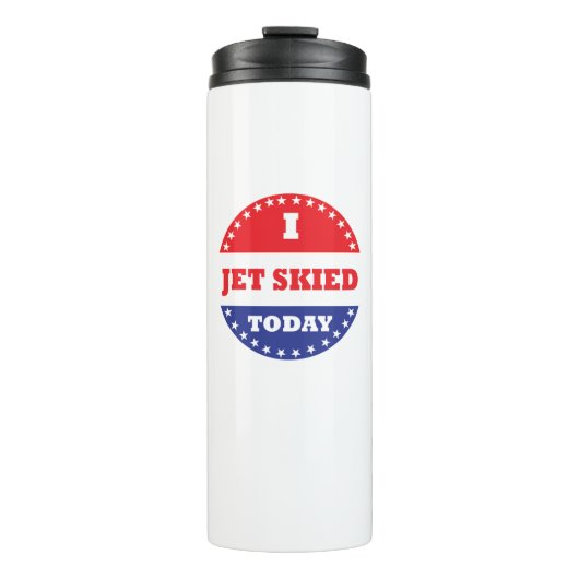 Ik heb vandaag gezeten thermosbeker (Voorkant)