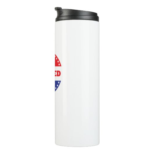 Ik heb vandaag gezeten thermosbeker (Geroteerd rechts)