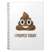 Ik heb vandaag grappig Emoticon gepoold Notitieboek (Voorkant)