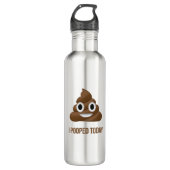 Ik heb vandaag grappig Emoticon gepoold Waterfles (Voorkant)