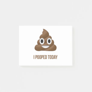 Ik heb vandaag grappig Emoticon geportretteerd Post-it® Notes
