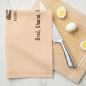 Ik heb vandaag grappig Emoticon geportretteerd Theedoek (Quarter Fold)