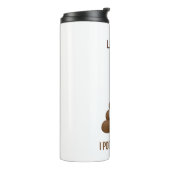 Ik heb vandaag grappig Poo Emoji met naam gepost Thermosbeker (Gedraaid links)