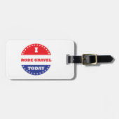 Ik heb vandaag grind gereden bagagelabel (Voorkant horizontaal)