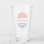 Ik heb vandaag grind gereden glas (Achterkant)