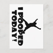 IK HEB VANDAAG HARTELIJK grappig Joke Gift Cadeau  Briefkaart (Voorkant)