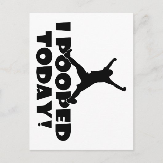 IK HEB VANDAAG HARTELIJK grappig Joke Gift Cadeau  Briefkaart (Voorkant)