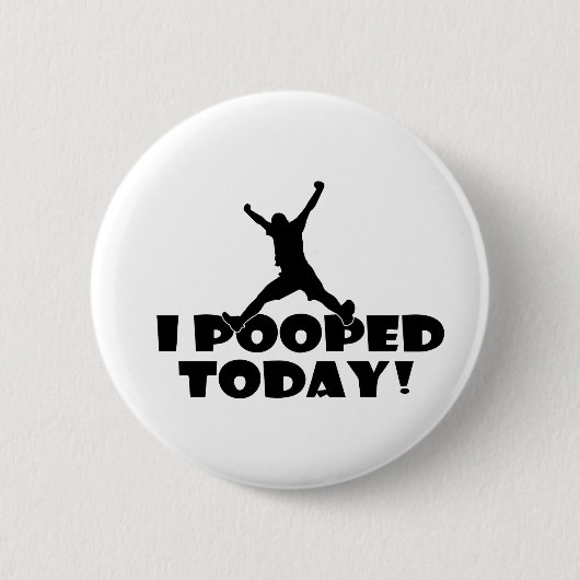IK HEB VANDAAG HARTELIJK grappig Joke Gift Cadeau Ronde Button 5,7 Cm (Voorkant)