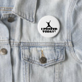 IK HEB VANDAAG HARTELIJK grappig Joke Gift Cadeau Ronde Button 5,7 Cm (In situ)