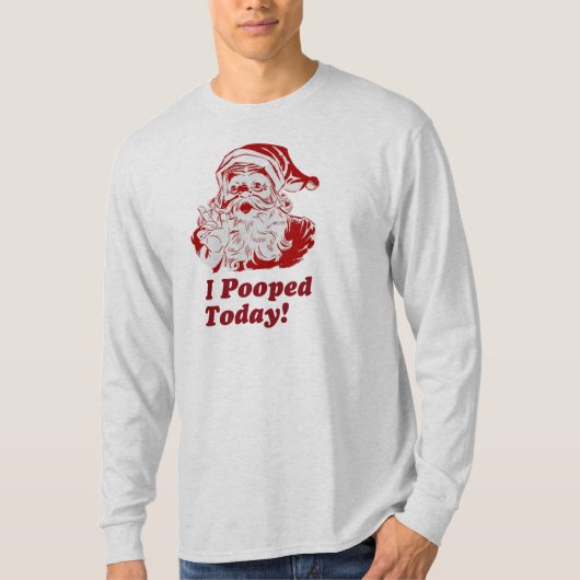 Ik heb vandaag het Shirt van Santa Mannen met l (Voorkant)
