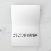 IK HEB VANDAAG OVER DE HILL BIRTHDAY-KAARTEN GESPE KAART (Binnen)