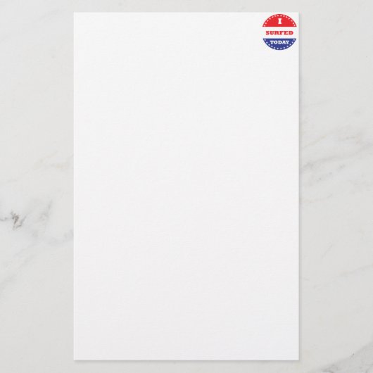 Ik heb vandaag overleven briefpapier (Voorkant)