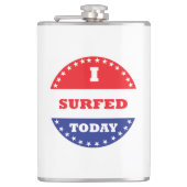 Ik heb vandaag overleven heupfles (Voorkant)