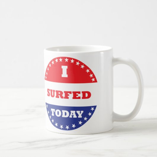 Ik heb vandaag overleven koffiemok (Rechts)