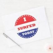 Ik heb vandaag overleven ronde sticker (Envelop)