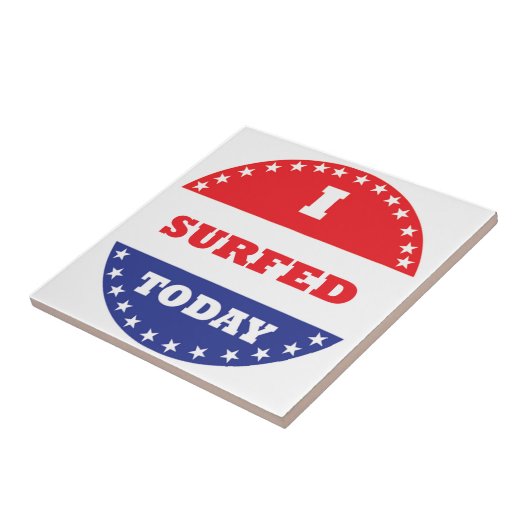 Ik heb vandaag overleven tegeltje (Zijkant)