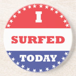 Ik heb vandaag overleven zandsteen onderzetter