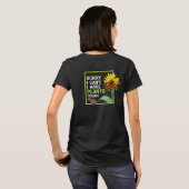 Ik heb vandaag Planten en vlindervloed. T-shirt (Achterkant volledig)