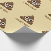 Ik heb vandaag Poo Emoji gepoold Cadeaupapier (Hoek)