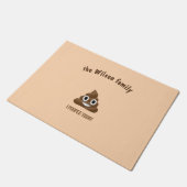 Ik heb vandaag Poo Emoticon glimlachen Deurmat (Schuin)